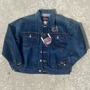 Platinum FUBU denim deadstock Fat Albert jacket size women’s medium